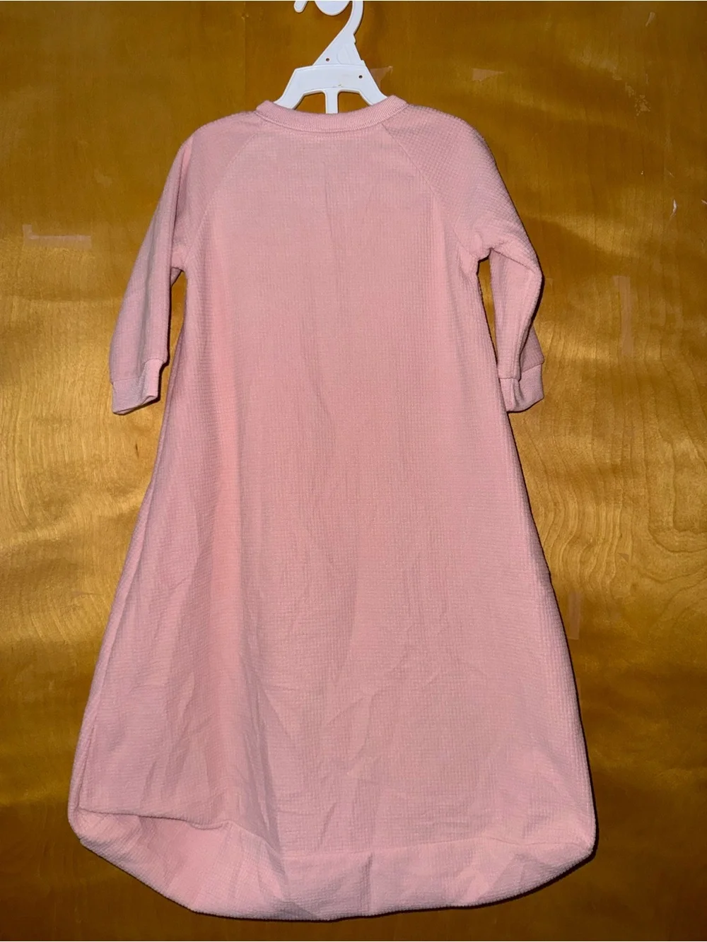 Carter's Light Pink Long Sleeve Sleep Sack with Heart Detail